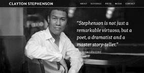 Clayton Stephenson, pianist